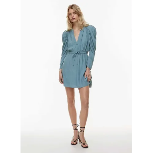 Puff sleeve mini dress